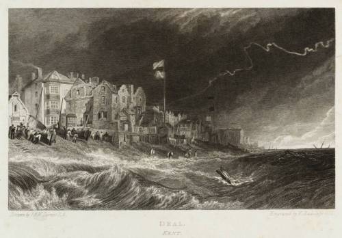 Deal, Kent, engraved by W. Radclyffe published 1826 by Joseph Mallord William Turner 1775-1851